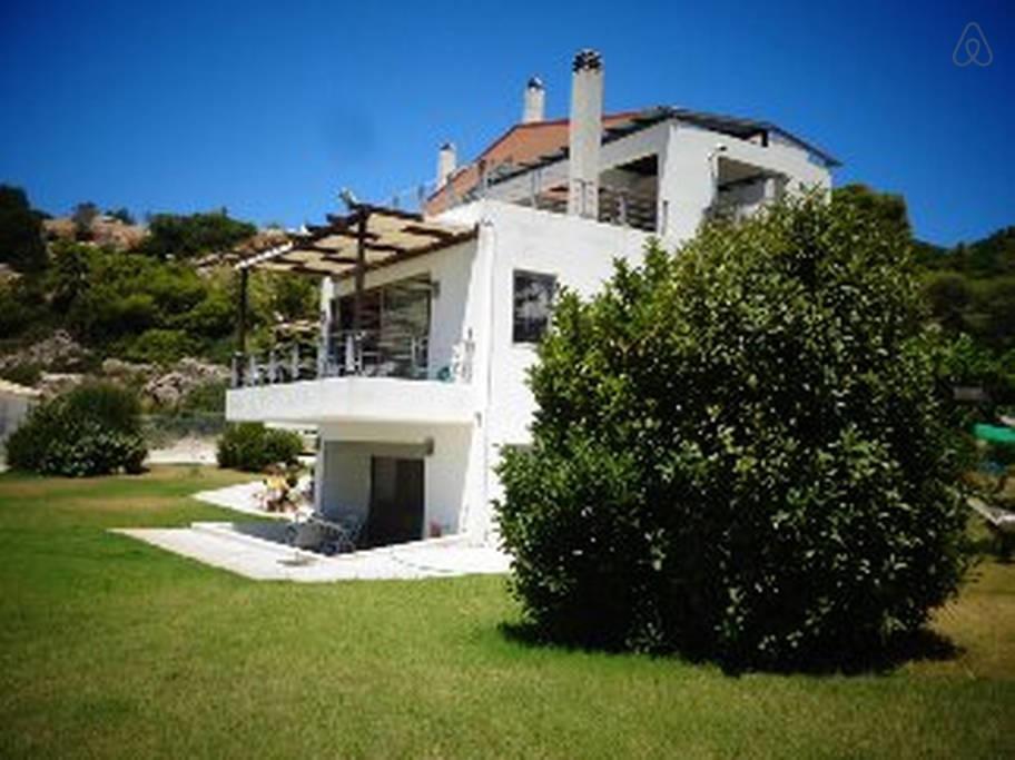 Marvelous House By The Sea Villa Vouliagmeni Gölü Dış mekan fotoğraf